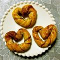 ma___111's cooksnap of when they made ホワイトデーに♡ハートのチョコレートパン.