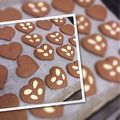 ゆりちン's cooksnap of when they made バレンタイン・ハートのレーズンウィッチ.