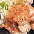 ゆづチコぷー's cooksnap of when they made やわらか！定食屋さんの鶏胸生姜焼き.