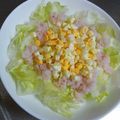 オレンジアームズ's cooksnap of when they made かに缶☆ゆで卵　レタスにのっけサラダ♪.