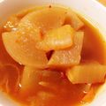 JJun7's cooksnap of when they made 芸能人大絶賛！！　キムチ大根煮　.