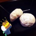 yucasun77's cooksnap of when they made スノーボール⛄️.