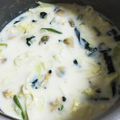 komahii's cooksnap of when they made あさりと白菜のミルクスープ.