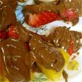 ausdrucks's cooksnap of when they made チョコフォンデュ.