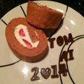 ai33's cooksnap of when they made ふわふわしっとりロールケーキ。.
