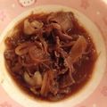 のんsummer's cooksnap of when they made 舞茸牛丼.