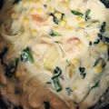 love2miffy's cooksnap of when they made エビほうれん草の簡単豆乳クラムチャウダー.
