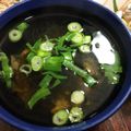 kirari_fairy's cooksnap of when they made 黒酢も★梅干しも★簡単もずくスープ.