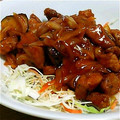 edagpz400r's cooksnap of when they made ご飯のお供♡揚げ茄子と豚ヒレの甘辛ソース.