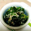 ウキウキウキエ's cooksnap of when they made 簡単⭐美味しい♪小松菜・しらす干しナムル.