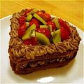 k⭐nonnon♪'s cooksnap of when they made 【ハート＊チョコレートケーキ】.