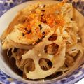 urarara's cooksnap of when they made 牛蒡と蓮根のみそきんぴら.