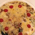 黒パグりん's cooksnap of when they made ブランチに トマトとほうれん草のキッシュ.