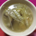 マルルル's cooksnap of when they made あったまるよ旬の白菜と春雨のスープ.
