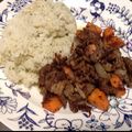 さよまーる's cooksnap of when they made ラム肉と玉葱と人参のマスタードチーズ炒め.