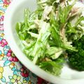 キョク's cooksnap of when they made 水菜とツナのサラダ.