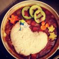 PFAP's cooksnap of when they made 愛情たっぷりハートごはんのカレー.