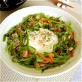 ♡礼♡'s cooksnap of when they made ほうれん草ベーコンの巣ごもり玉子♪.