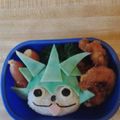 ぴにゃこ☆'s cooksnap of when they made 妖怪ウォッチ トゲニャン キャラ弁 簡単.