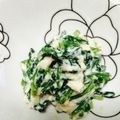 naoなおnao's cooksnap of when they made 簡単☆春菊と豆腐のごまあえ.
