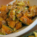 lammin's cooksnap of when they made ☆かぼちゃと挽き肉と長ネギの甘辛煮☆.