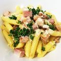miyuna33's cooksnap of when they made マーサ・スチュワートのカルボナーラ.
