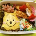 kaki1045's cooksnap of when they made キャラ弁☆プーさん.