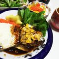 食ってみな、飛ぶぞ's cooksnap of when they made バレンタイン♪ハートのハンバーグ.