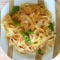 はなぽぽちゃん's cooksnap of when they made 新玉ねぎとスナップエンドウの春の香パスタ.