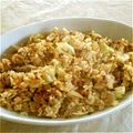 ehuko's cooksnap of when they made ランチに★キャベツ塩昆布の簡単チャーハン.
