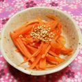 シャンプーハット's cooksnap of when they made めんつゆでニンジンだけのきんぴら.