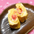 シャンプーハット's cooksnap of when they made 紅ショウガとチーズの卵焼き.