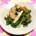 シャンプーハット's cooksnap of when they made お弁当に♪ベーコン・ほうれん草・塩麹炒め.