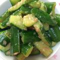 やきねこ's cooksnap of when they made パパッと一品！キュウリの梅肉和え♪.