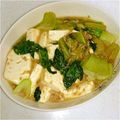 3姉妹ママ☆てぃあ's cooksnap of when they made ツナ缶で♪豆腐と青梗菜の炒め煮.