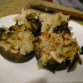 mi◎kitchen's cooksnap of when they made しいたけのエスカルゴバター焼き.