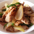 ムネちゃん's cooksnap of when they made 豚とろとにんにくの芽の塩だれ炒め.