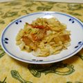 ローズレース's cooksnap of when they made 古白菜漬けの★ベーコン炒め簡単.