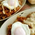 curisupin's cooksnap of when they made カレールウｄｅカレー炒飯★目玉焼のせ.