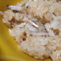 t104's cooksnap of when they made 炊飯器で簡単！！鶏五目おこわ☆.