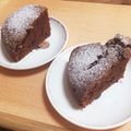 pesca0129's cooksnap of when they made 計量簡単メレンゲ無しのチョコレートケーキ.