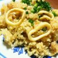 あおいりん's cooksnap of when they made イカのバターライス♪.