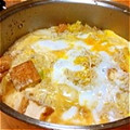 kimie's cooksnap of when they made 厚揚げと白菜のしらす卵とじ.