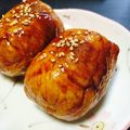 ポッスィー's cooksnap of when they made 肉巻きおにぎり.