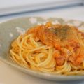 ななクレープ's cooksnap of when they made 我が家のトマトクリームパスタ♪.