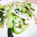 さぶちょ's cooksnap of when they made えのきと青梗菜のシンプル炒め.
