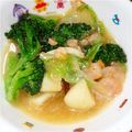 うさうさまろん's cooksnap of when they made 白菜とシーフードの炒め物.