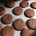 biriyani's cooksnap of when they made ビーガン　豆乳チョコクッキー　.