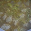 ジョングレ's cooksnap of when they made 鶏むね肉のつくねと☆白菜の温かうま煮★.
