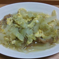 ゆずみつとクローバー's cooksnap of when they made 白菜 ネギ 卵の にんにく 味噌煮込み♪.
